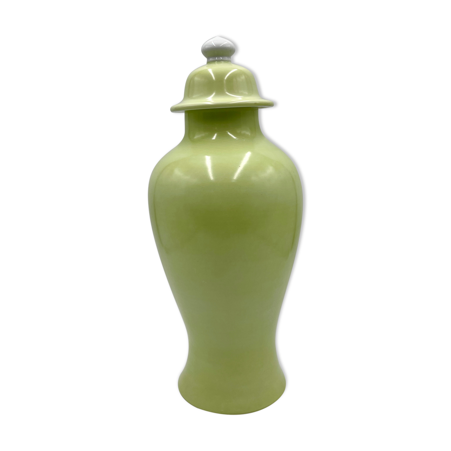Big vase or pot couvert porcelaine limoges of the 90s