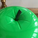 Green apple bucket with glazes