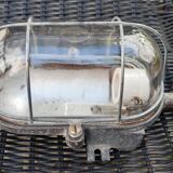 Industrial cast iron and glass wall light Bloc