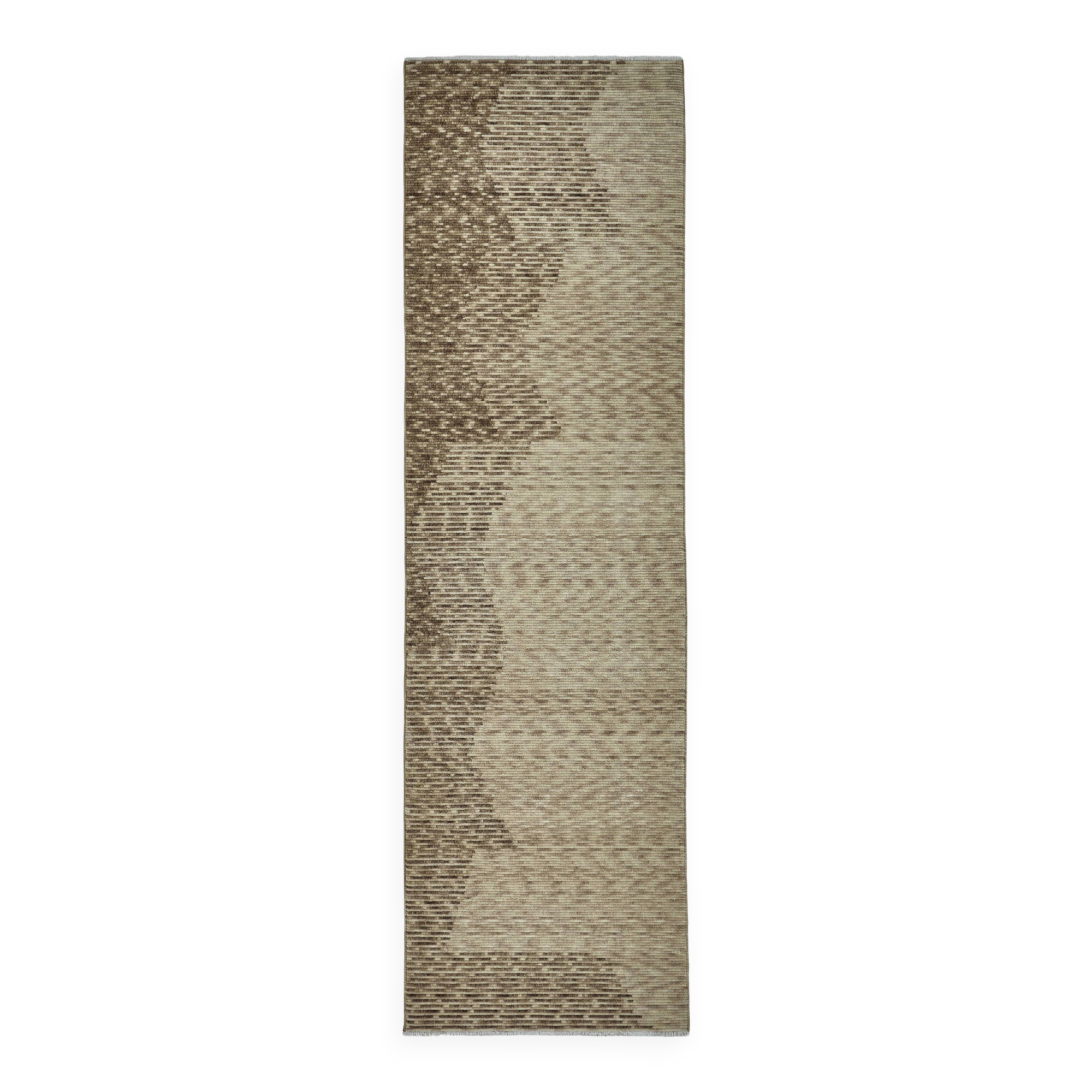 Turkish Handcrafted Loom Oushak Rug 87 cm x 300 cm