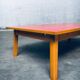 Mid-Century Red Coffee Table, Belgium, 1950s
