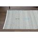 1970s Vintage Turkish Oushak Handmade Wool Cotton Gray Runner Rug 80x292