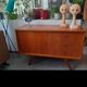 1950s/60s vintage wooden sideboard – splayed legs