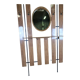 Portemanteau mural avec miroir, années 50