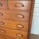 Maple stamped chest of drawers