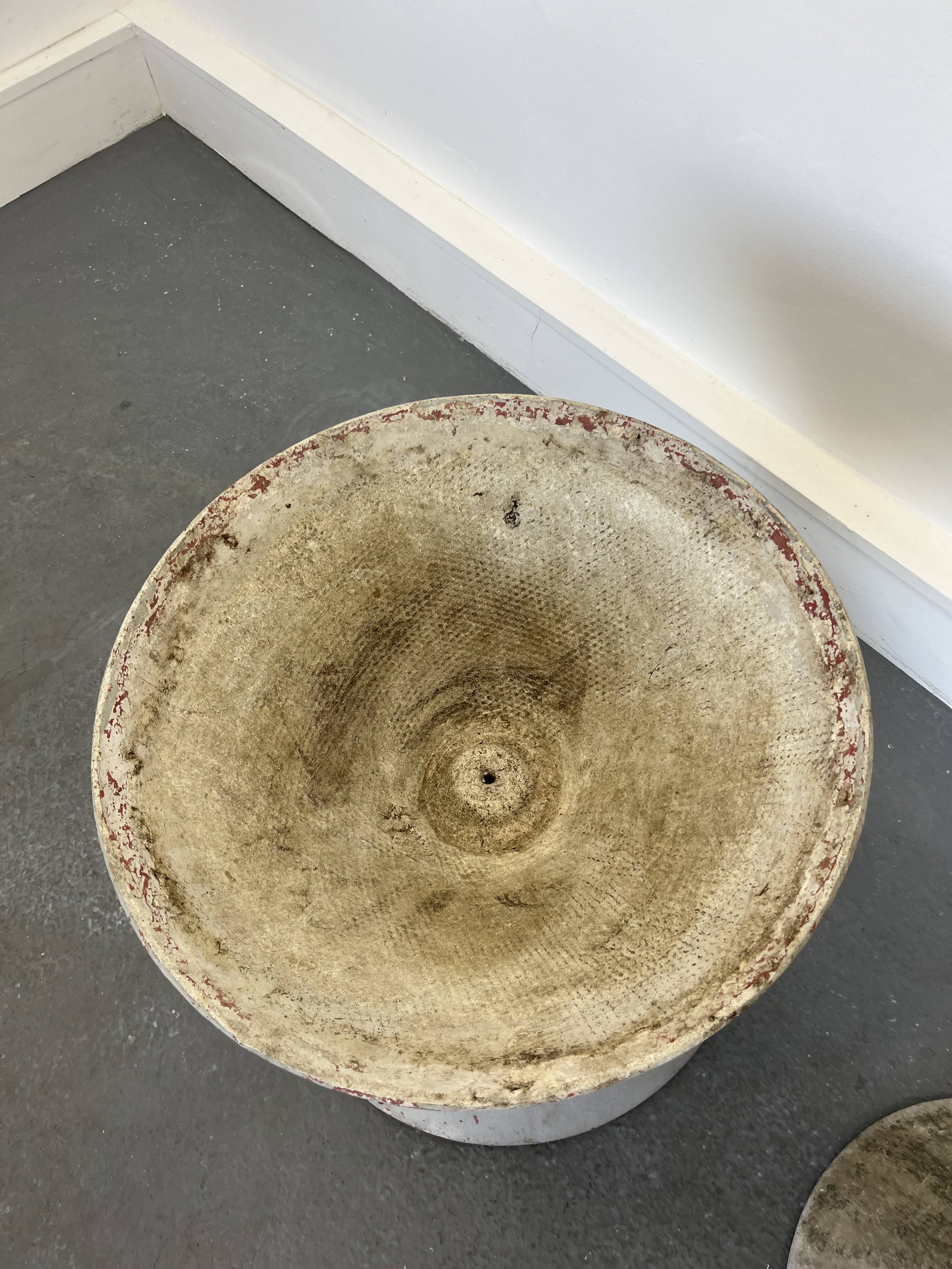 3 planters design Anton Bee assisted by Guhl edition Eternit 1958