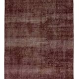 One-of-a-kind turkish handwoven vintage rug - rustic vintage charm 265x 140