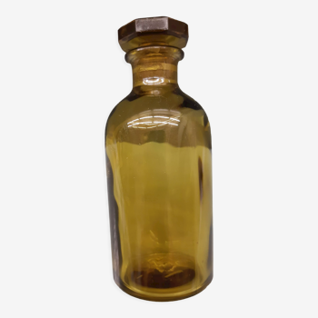 Bottle apothecary amber glass capping emeri 125ml