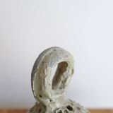 Sandstone lantern by Barbara Delfosse, La Borne, 60s