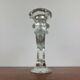 Vintage Swedish glass candlestick from Pukeberg, 1970s
