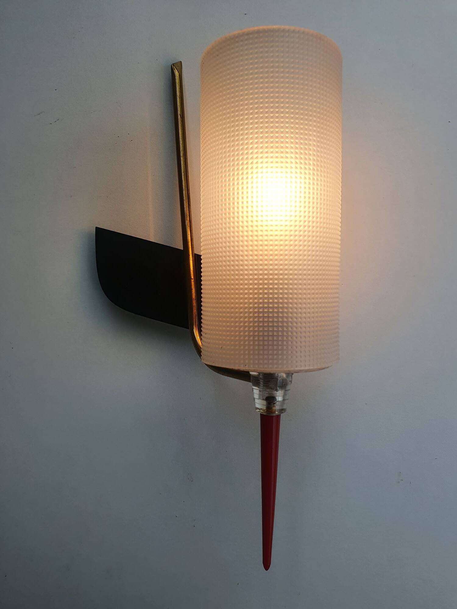 Pair of 50s rockabilly wall sconces