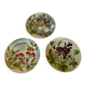 Lot de 3 assiettes en