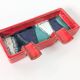Mid-century ceramic brutalist ashtray catchall fat lava