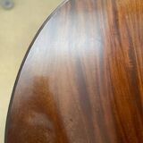 Table d’appoint ovale Regency en acajou, deuxième moitié du XIXe, TB État