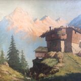 Painting on canvas Louis Andrey