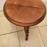 Vintage wooden tripod stool