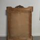 Large antique mirror Napoleon III style Louis XVI gilded stucco wood 19th century 120x85