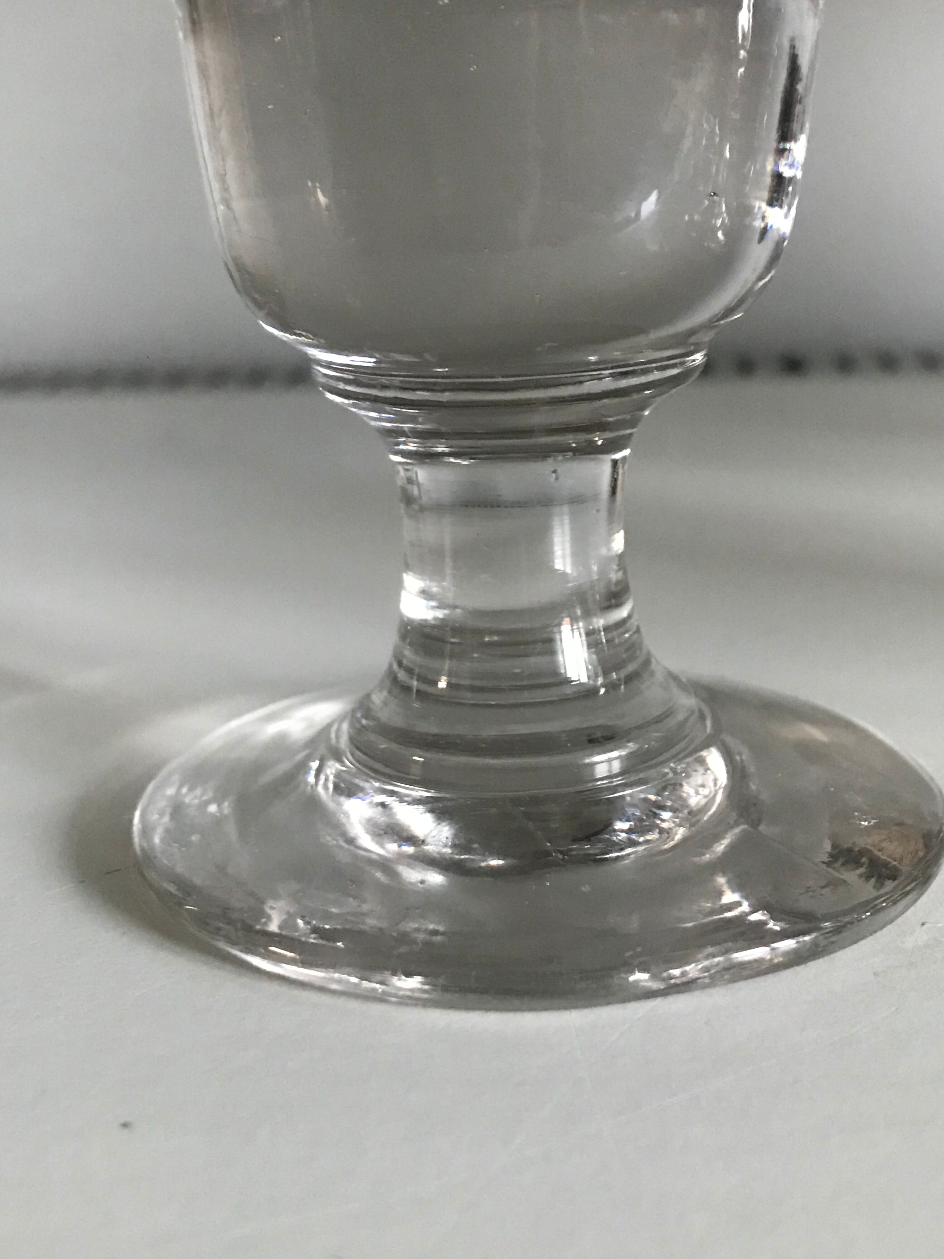 Lot de 6 verres à absinthe, 19ème
