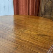 Table ovale style Victorienne en acajou avec 1 allonge