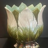 Pair of slip tripod pot covers -
