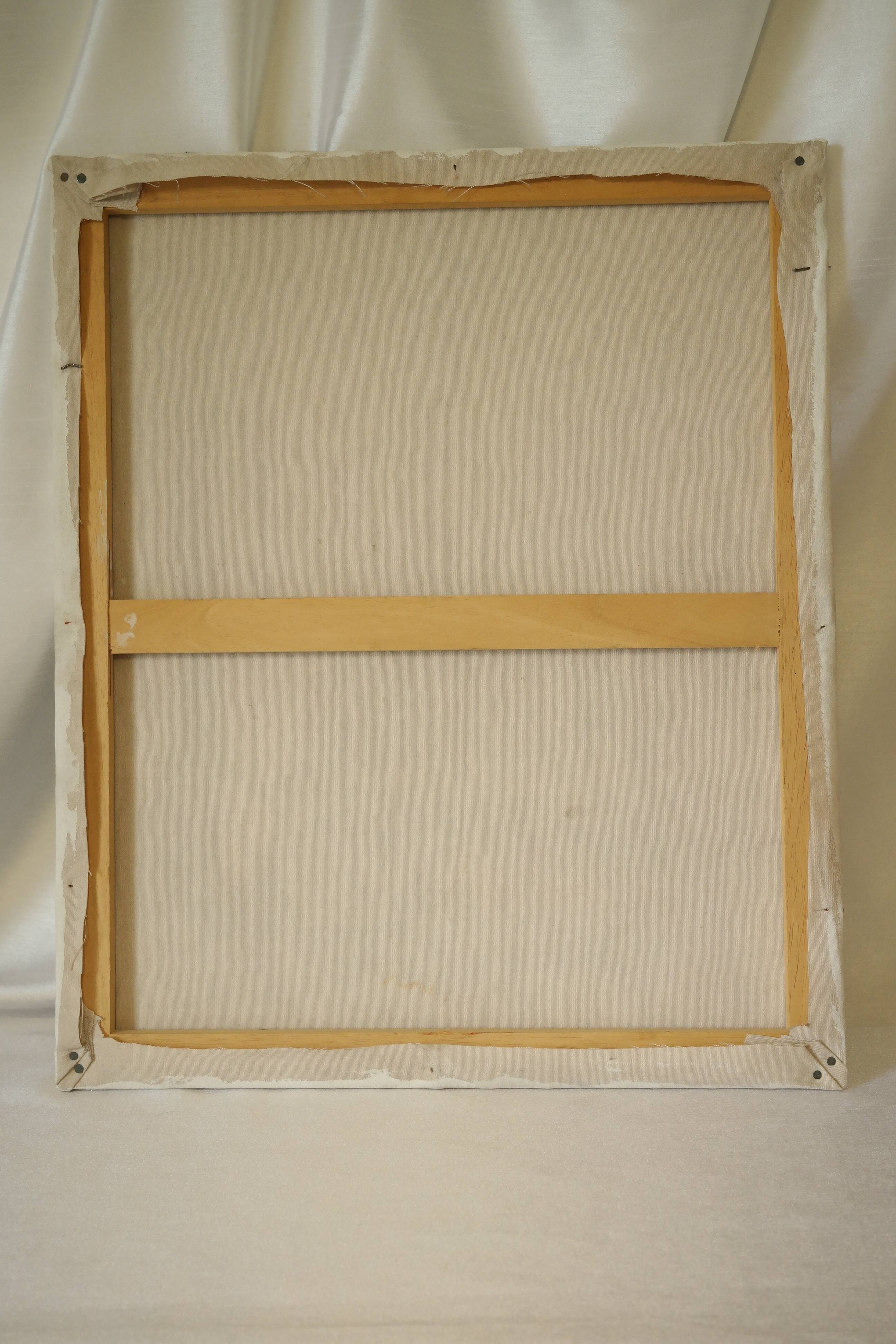 Painting on canvas winter scene 60 x 50