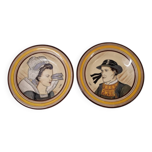 Assiettes Bretonne Yvon - quimper