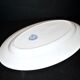SARREGUEMINES FLORE Large Oval Platter with blue flower decoration U&C 36cm