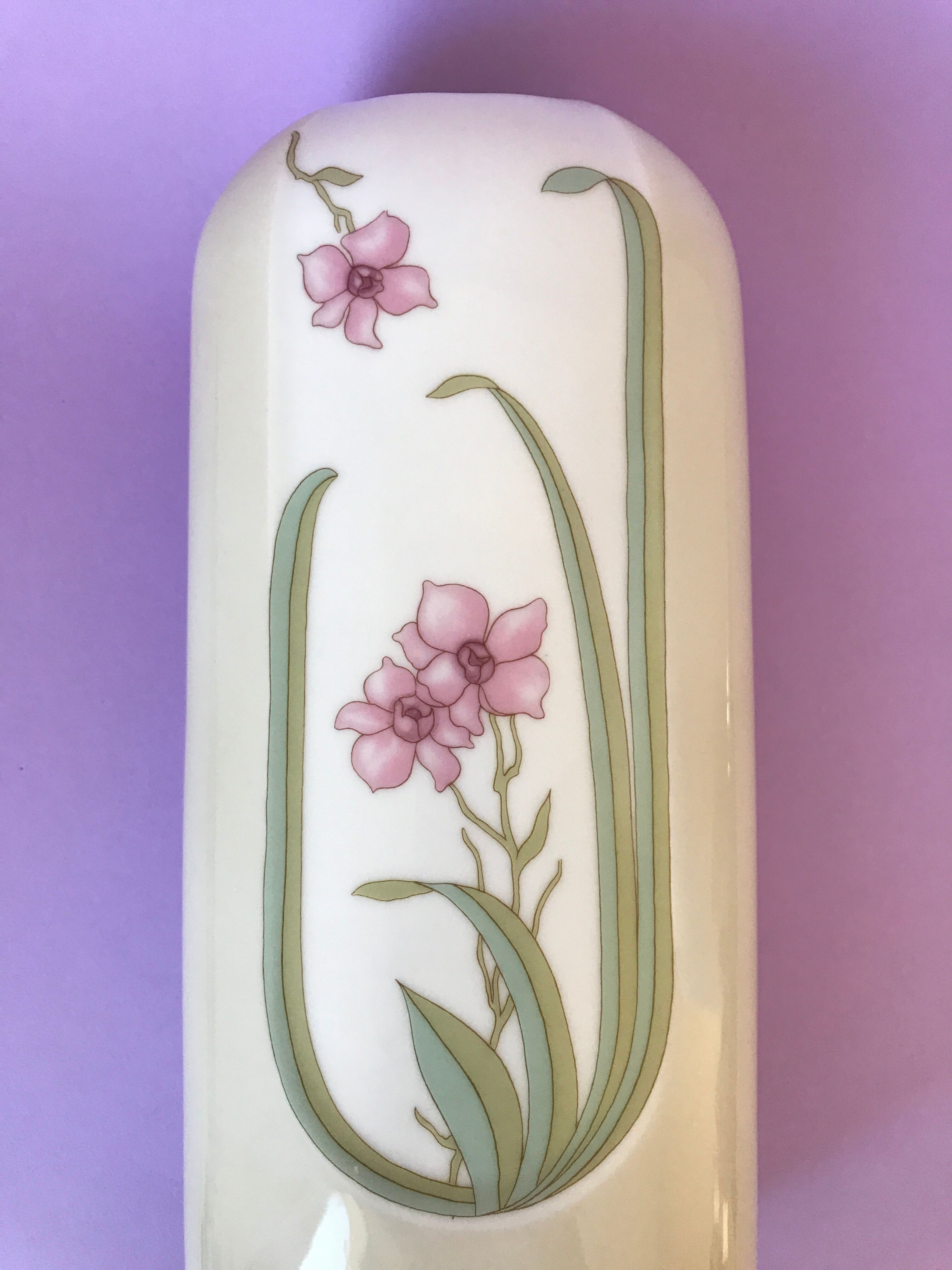 Porcelain vase art nouveau Eschenback Bavaria Germany