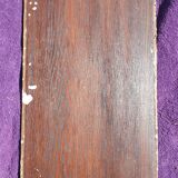 Polychrome carved wooden panel, wall element, old object