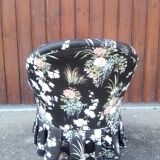 Toad armchair floral pattern