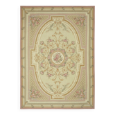 Handmade European Vintage Aubusson Kilim 307 cm x 429 cm