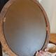 Miroir en bois brut sculpté 34x43cm