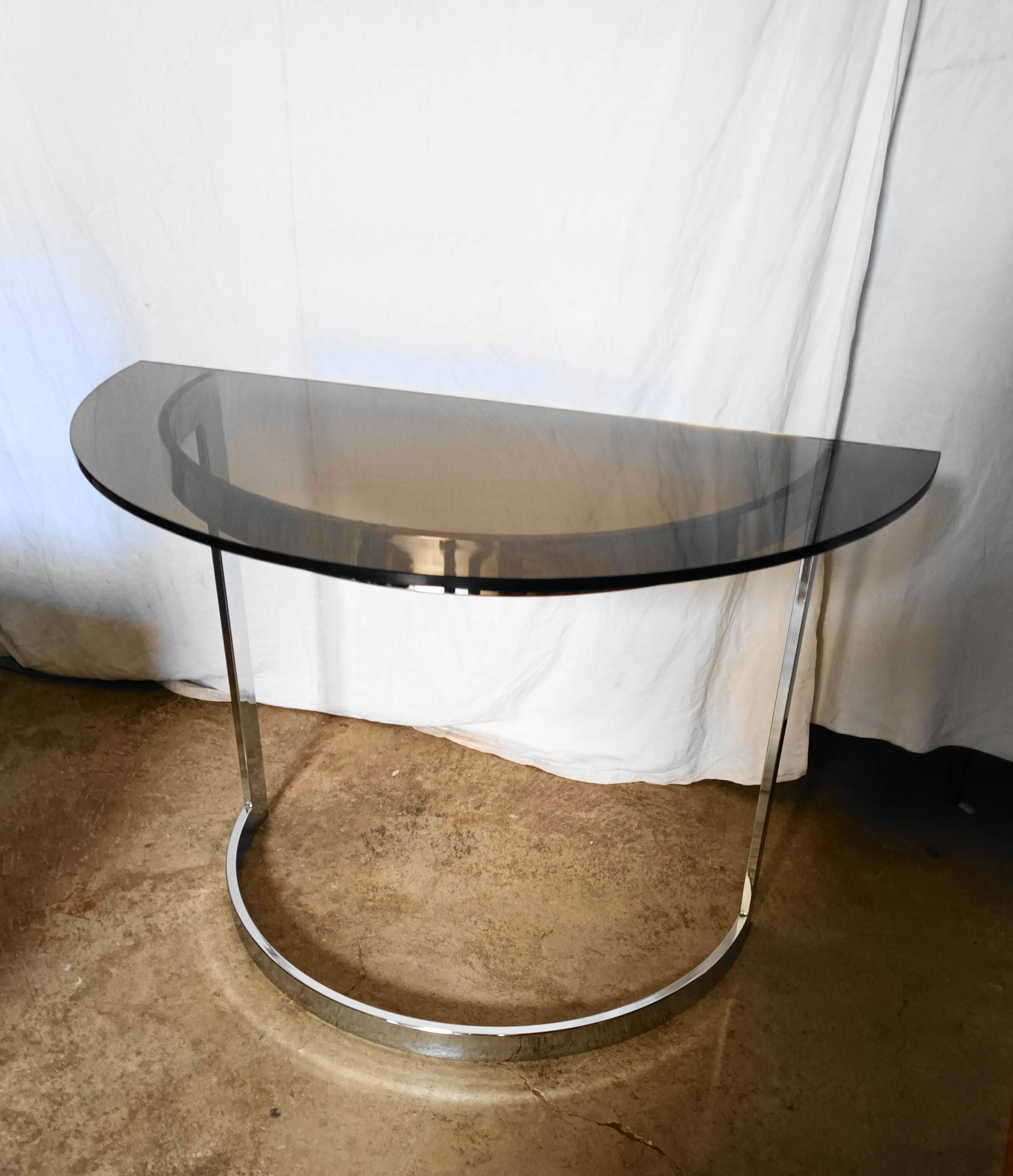 Half-moon console from the 70s