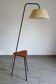 Tripod reading lamp in metal from the 50s/60s, France.