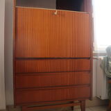 Scandinavian-style teak secretary