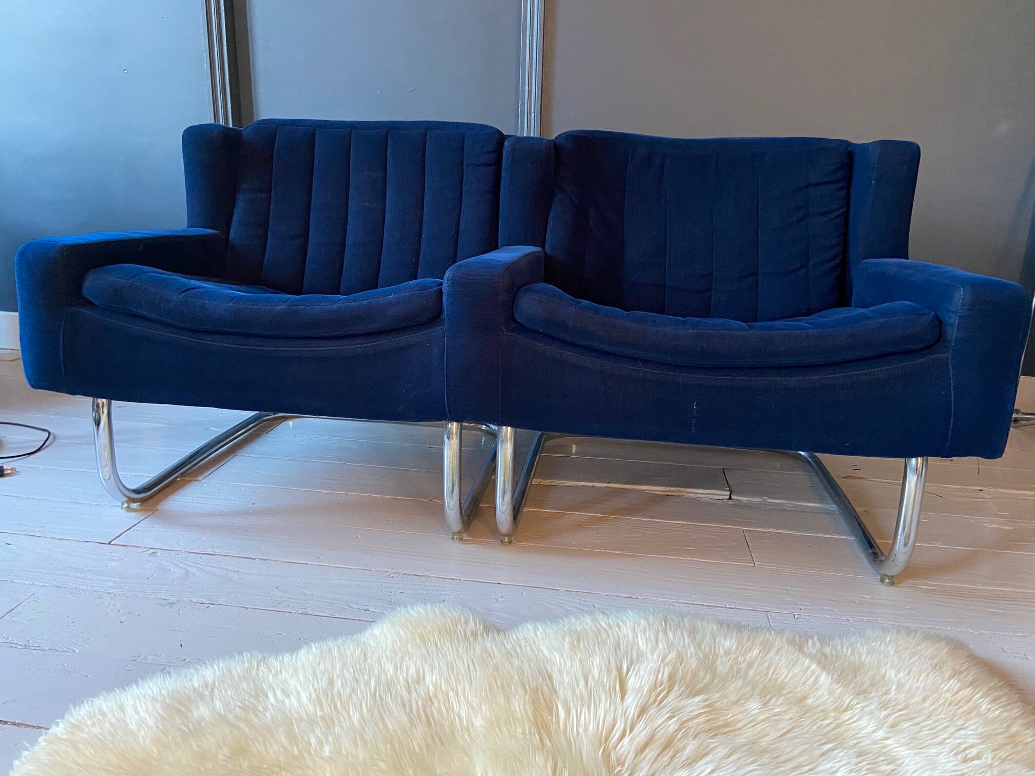 Pair of benches, 1970s