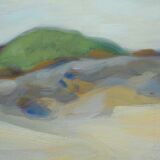 Fritz Kärfve (1880-1967) swedish modern landscape, 1960s, oil on canvas, framed