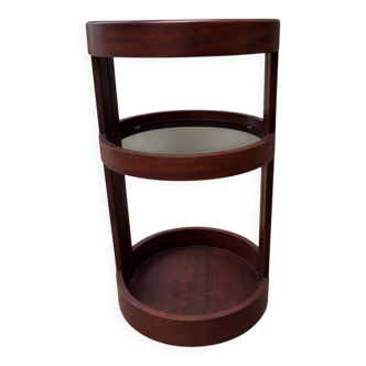 Vintage wooden trolley / serving table with a modernist spirit.