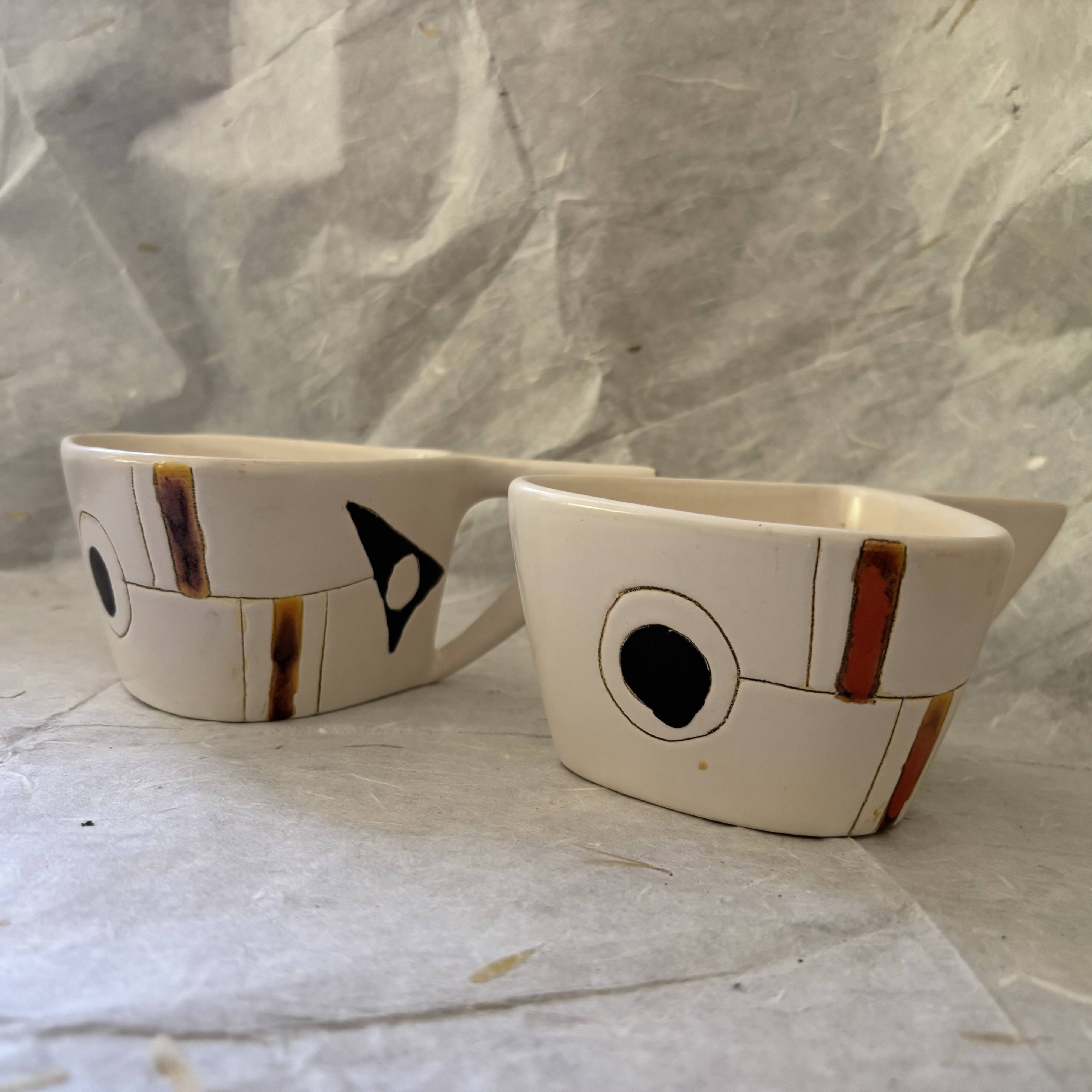 Ceramic tête-à-tête service, 1950s