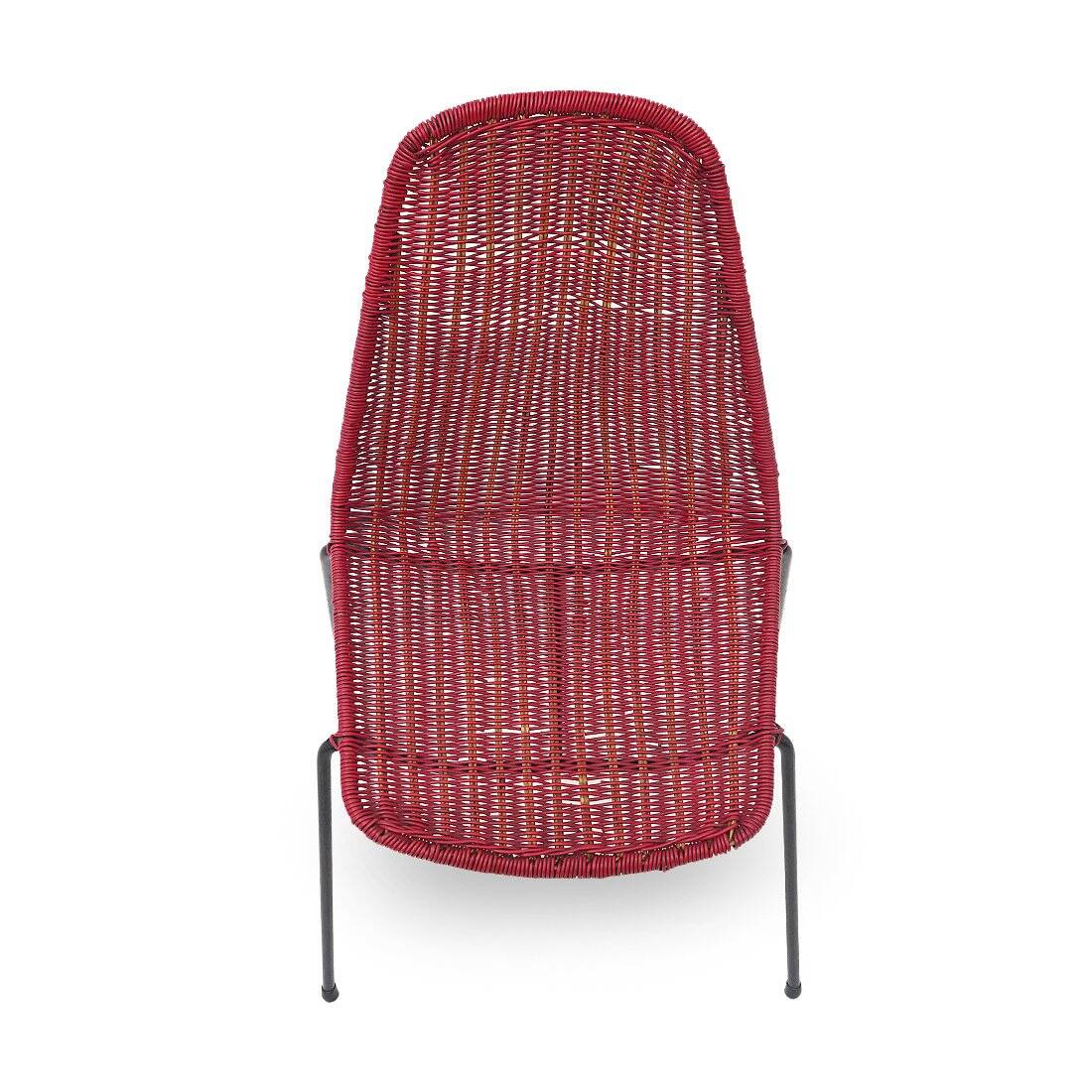 Vintage basket chairs by Gian Franco Legler, 1950s, set of 4.