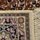 Ancient Iranian wedding carpet in wool and silk 210x119cm