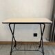Metal serving trolley