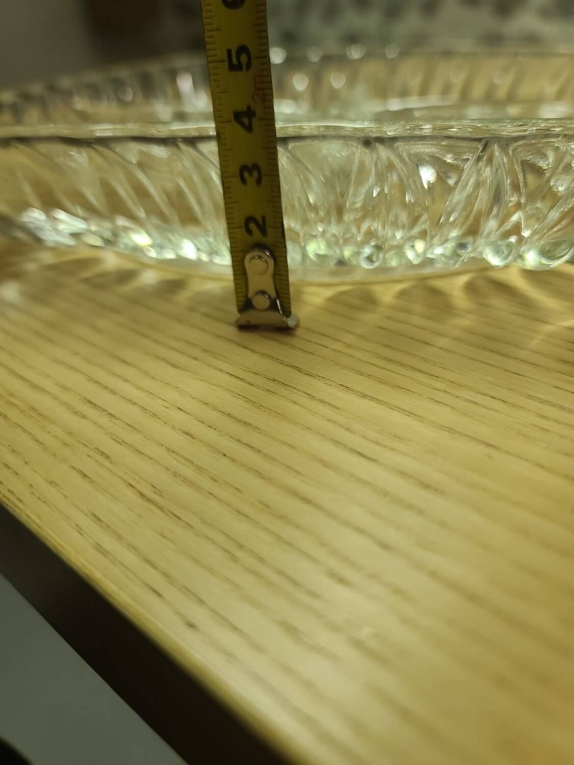 Vintage glass appetizer dish