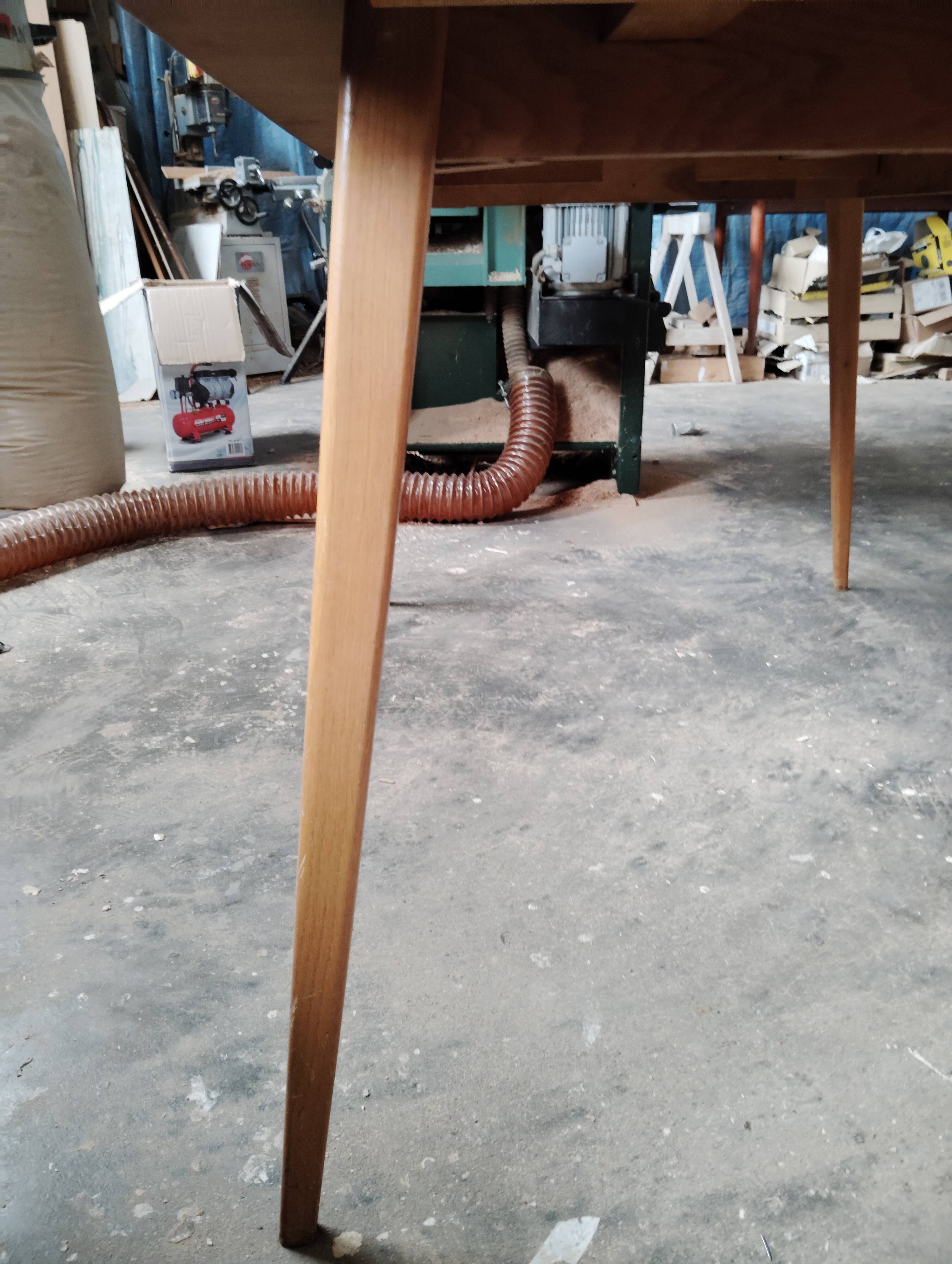 Vintage Scandinavian oak table