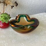 Vintage Murano Sommerso ashtray