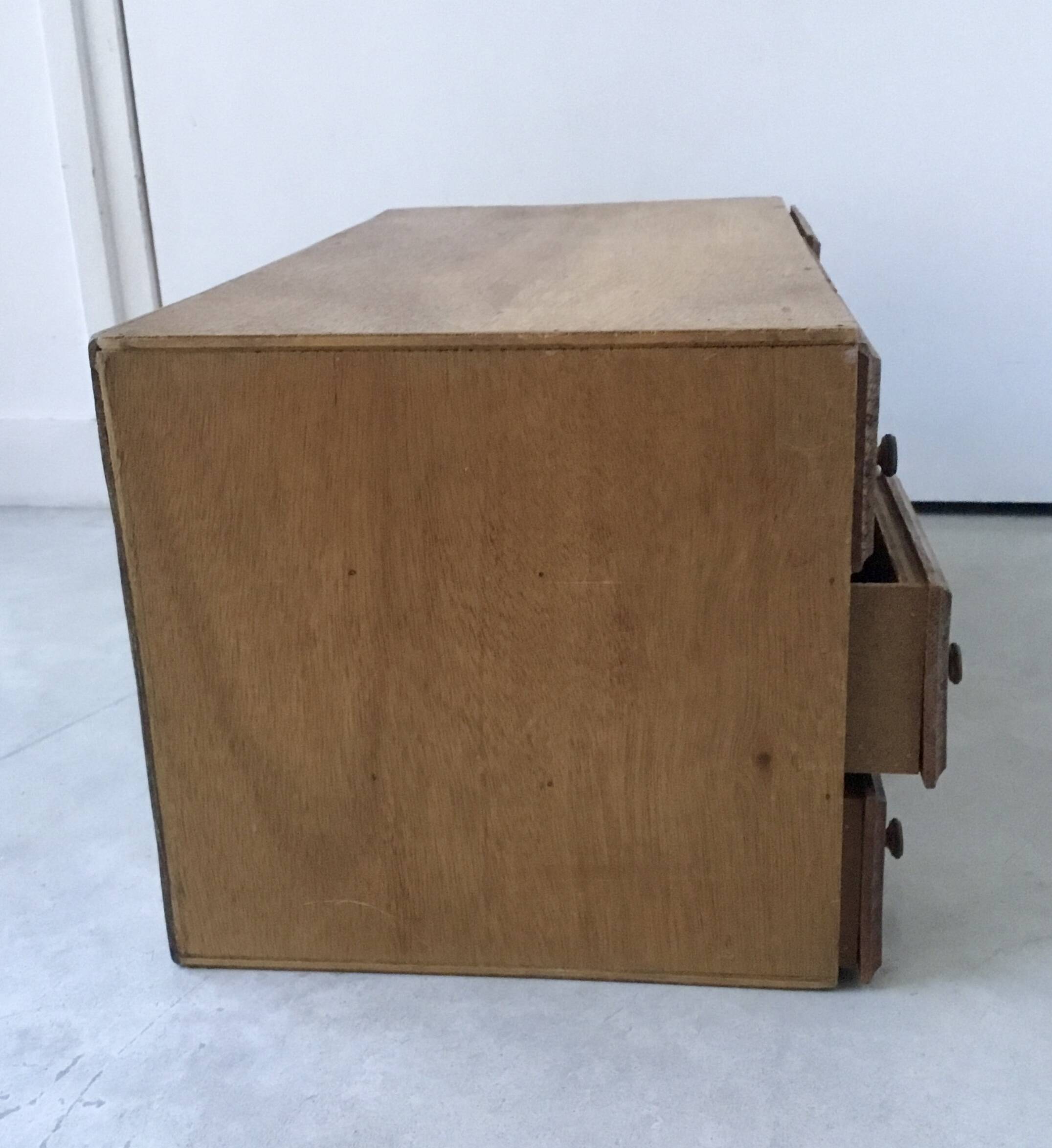 Small craft cabinet with drawers - jewelry watchmaking - vintage