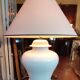 Very large designer ceramic lamp François Chatain