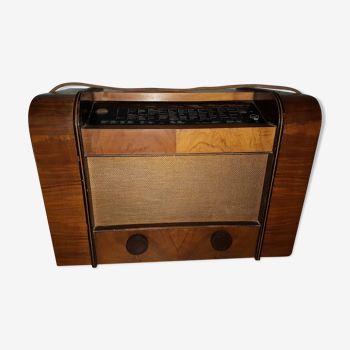 Radio tuner en bois vintage Blaupunkt