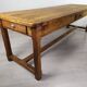Oak farmhouse table