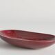 Merlot Red Stoneware Organic Shaped Bowl by Andersson & Johansson, Höganäs